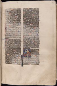 Sidney Sussex College - 96, fol. 185r - 1260 (circa)