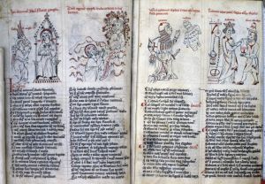 Staatsbibliothek - lat. fol. 329, fol. 7v-8r - 14th century (middle)