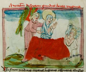 Konsistorialbibliothek (kept in the Stadtarchiv) - WD 107, fol. 96r - 15th century (middle)