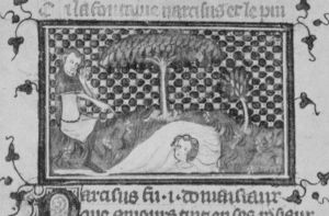 Guillaume de Lorris and Jean de Meun p.11v a - 1348