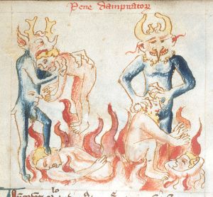British Library - Harley MS 3240, fol. 44v - 14th century (fourth quarter)