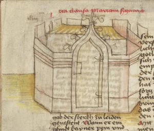 Universitätsbibliothek - germ. qu. 100, fol. 1v - 15th century (third quarter)