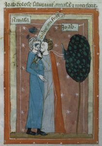 Biblioteca Corsiniana - 55.K.2 (Rossi 17), fol. 28v - 14th century (first half)
