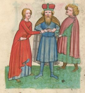 Bayerische Staatsbibliothek - Clm 3003, fol. 5r - 14th century (second half)