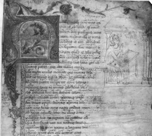 Vergil p.1r - 14th century