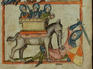 Badische Landesbibliothek - Karlsruhe 3378, fol. 77 - 14th century (middle)