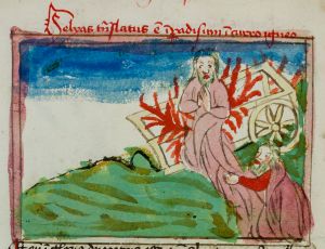 Konsistorialbibliothek (kept in the Stadtarchiv) - WD 107, fol. 70v - 15th century (middle)
