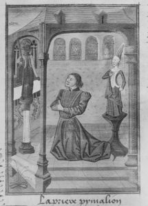 Guillaume de Lorris and Jean de Meun p.155r - 1460
