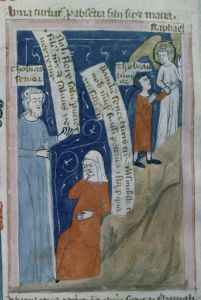 Biblioteca Corsiniana - 55.K.2 (Rossi 17), fol. 44v - 14th century (first half)