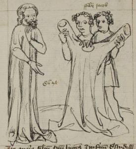 Stiftsbibliothek - Cod. 166, fol. 28v - 15th century (early)