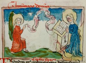 Konsistorialbibliothek (kept in the Stadtarchiv) - WD 107, fol. 17r - 15th century (middle)