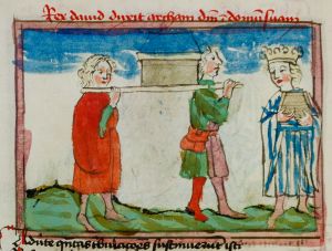 Konsistorialbibliothek (kept in the Stadtarchiv) - WD 107, fol. 75v - 15th century (middle)