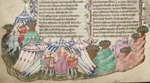 John Rylands Library - English MS 1, fol. 121v - 15th century (middle)