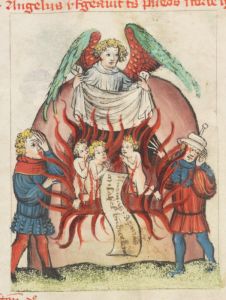Benediktinerkollegium - Cod. membr. 8, fol. 28v - 1427