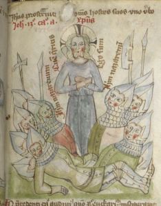 British Library - Harley MS 4996, fol. 19r - 14th century (second quarter)