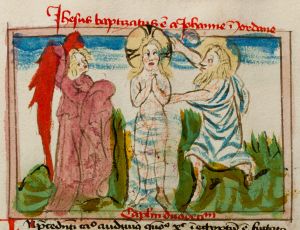Konsistorialbibliothek (kept in the Stadtarchiv) - WD 107, fol. 27r - 15th century (middle)