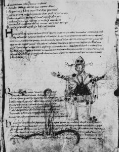National Library of Wales - 735C, fol. 19r - 11th century