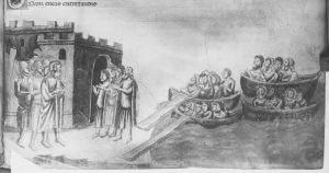 Benoît de Sainte-Maure p.212r - 14th century (second quarter)