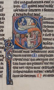 Sidney Sussex College - 96, fol. 185r - 1260 (circa)