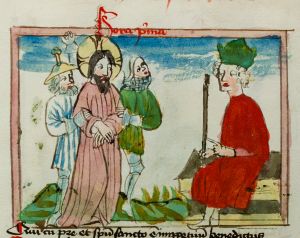 Konsistorialbibliothek (kept in the Stadtarchiv) - WD 107, fol. 91r - 15th century (middle)