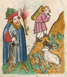 Bayerische Staatsbibliothek - Clm 3003, fol. 21v - 14th century (second half)