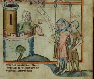 Badische Landesbibliothek - Karlsruhe 3378, fol. 129 - 14th century (middle)