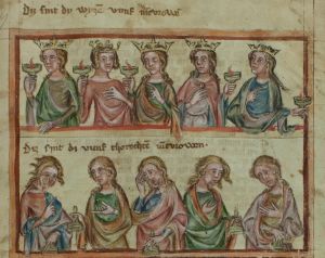 Badische Landesbibliothek - Karlsruhe 3378, fol. 141 - 14th century (middle)