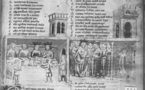Benoît de Sainte-Maure p.221r - 14th century (second quarter)