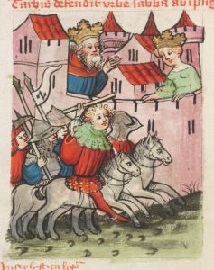 Benediktinerkollegium - Cod. membr. 8, fol. 38v - 1427