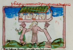 Konsistorialbibliothek (kept in the Stadtarchiv) - WD 107, fol. 42v - 15th century (middle)