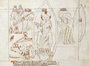 Bodleian Library - Lyell 67, fol. 4r - 14th century (late)