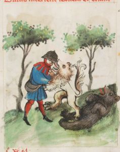 Benediktinerkollegium - Cod. membr. 8, fol. 16r - 1427