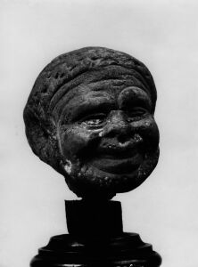Hellenistic - Head of a bearded man laughing - Paris Louvre