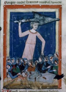 Biblioteca Corsiniana - 55.K.2 (Rossi 17), fol. 28r - 14th century (first half)