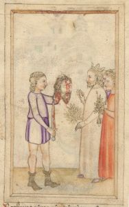 Bibliothèque de l'Arsenal - 593, fol. 17v - 14th century (second half)
