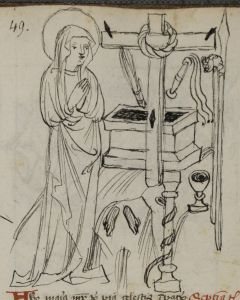 Stiftsbibliothek - Cod. 166, fol. 49r - 15th century (early)