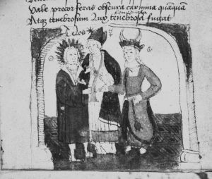 Trinity College Library - O.8.24, fol. 4r - 15th century