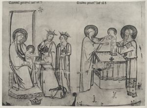 Fitzwilliam Museum - 43-1950, fol. 25v - 1370 (circa)