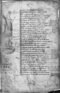 Vergil p.1v - 14th century