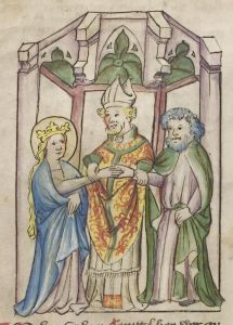 Universitätsbibliothek - Pal. germ. 432, fol. 9v - 1420 (circa)