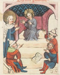 Benediktinerkollegium - Cod. membr. 8, fol. 49r - 1427