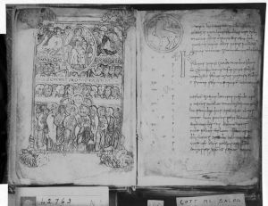 British Library - Cotton MS Galba A XVIII, fol. 2v-3r - 10th century (second quarter)