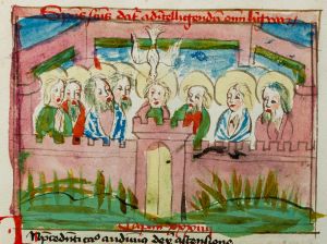 Konsistorialbibliothek (kept in the Stadtarchiv) - WD 107, fol. 71r - 15th century (middle)