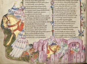 John Rylands Library - English MS 1, fol. 145v - 15th century (middle)