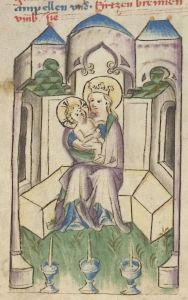 Universitätsbibliothek - Pal. germ. 432, fol. 15v - 1420 (circa)