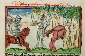 Konsistorialbibliothek (kept in the Stadtarchiv) - WD 107, fol. 54r - 15th century (middle)