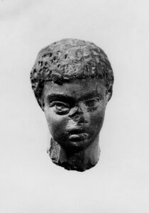 Roman (Greece) - Head of a young Black man - Athens Agora Museum