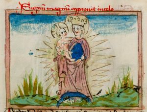 Konsistorialbibliothek (kept in the Stadtarchiv) - WD 107, fol. 76r - 15th century (middle)