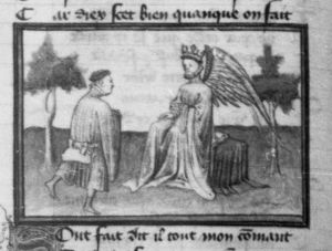Guillaume de Lorris and Jean de Meun p.67v - 1400 (circa)