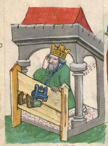 Bayerische Staatsbibliothek - Clm 3003, fol. 13v - 14th century (second half)